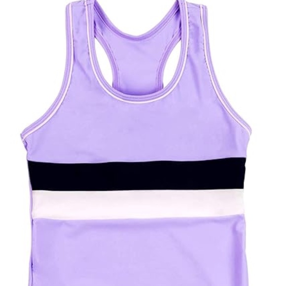 Little Girls' Summer Swimwear Two Piece Boyshort Tankini Kids Swimsuit - Picture 1 of 6